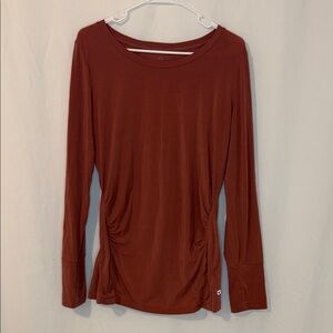 GAP Women's Terracotta Long Sleeve Tee Maternity
